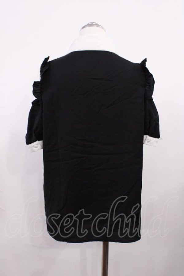 画像2: MA*RS / オープンショルダーブラウス Free ブラック H-26-03-16-1030-EL-BL-NS-ZH (2)