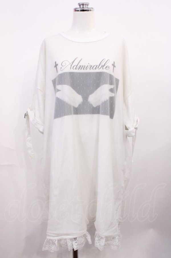 画像1: Ank Rouge / チュールレイヤードBigTe M オフ H-26-03-16-1031-CA-TS-NS-ZH (1)