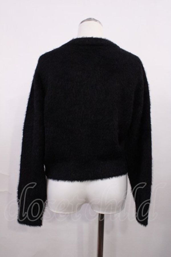 画像2: m petit by misako / MSKリボンカーディガン M ブラック H-26-03-16-1033-LO-TO-NS-ZH (2)