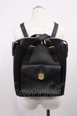 画像: m petit by misako / AMリュック  ブラック H-26-03-16-1035-LO-BG-NS-ZH