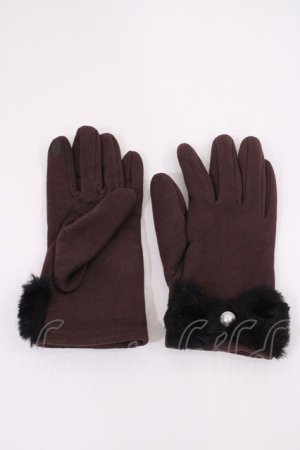 画像: m petit by misako / 手袋  ワイン H-26-03-16-1038-LO-ZA-NS-ZH