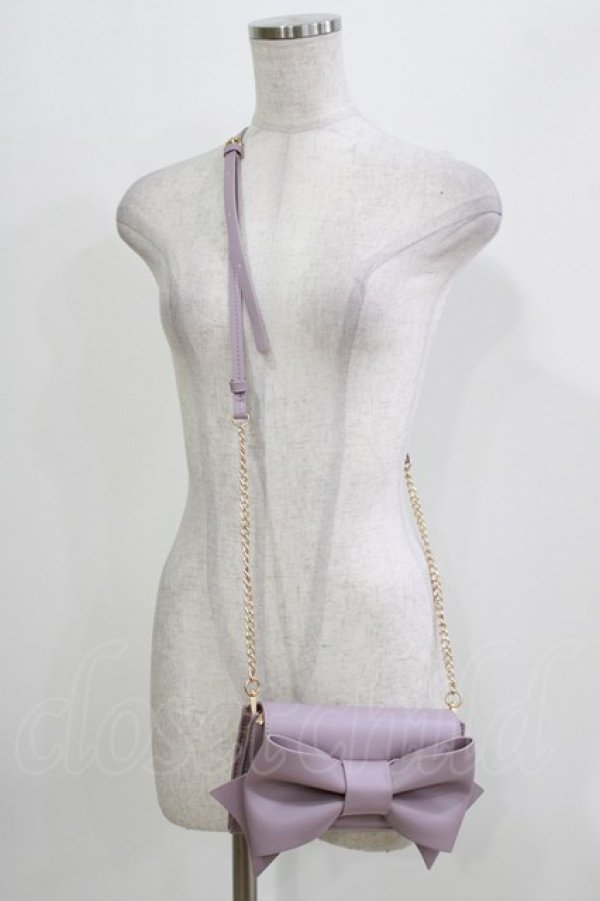 画像1: m petit by misako / AMリボンフラップSLD  ラベンダー H-26-03-16-063-LO-ZA-NS-ZH (1)