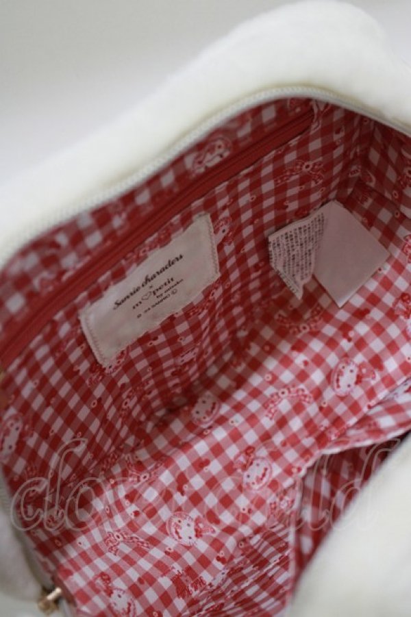 画像2: m petit by misako / サンリオキャラクターズコラボ ハローキティ ショルダーバッグ  白 H-26-03-16-064-LO-BG-NS-ZH (2)