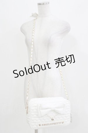 画像: Angelic Pretty / Heartキルティングショルダーバッグ  白 H-26-03-16-065-AP-BG-NS-ZH