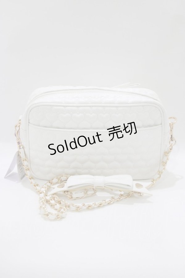 画像3: Angelic Pretty / Heartキルティングショルダーバッグ  白 H-26-03-16-065-AP-BG-NS-ZH (3)