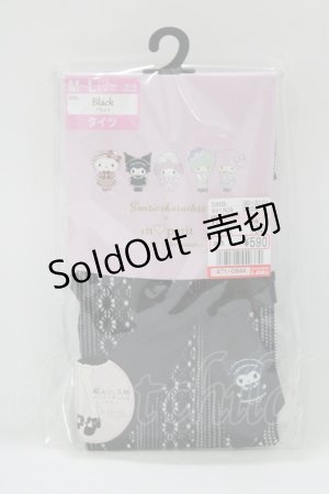 画像: m petit by misako / AMクロミリボンタイツ M~L ブラック H-26-03-16-070-LO-ZA-NS-ZH