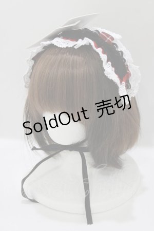 画像: Eri Aino's collaboration / AE*ヘッドドレス  レッド H-26-03-16-077-PU-AC-NS-ZH