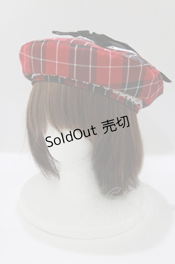 画像1: Eri Aino's collaboration / AE*ベレー  レッド H-26-03-16-079-PU-AC-NS-ZH (1)