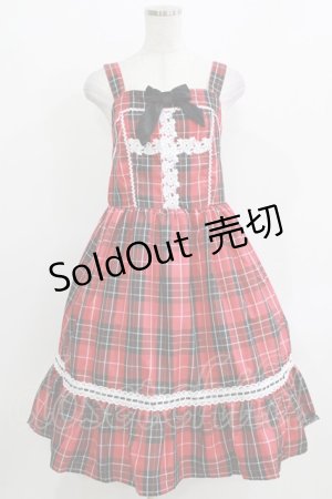 画像: Eri Aino's collaboration / シャーロットの水曜日 ジャンパースカート M レッド H-26-03-16-007-PU-OP-NS-ZH