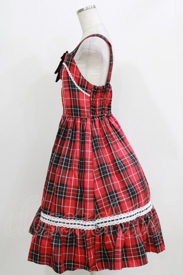 画像2: Eri Aino's collaboration / シャーロットの水曜日 ジャンパースカート M レッド H-26-03-16-007-PU-OP-NS-ZH (2)