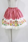 画像1: metamorphose / Nostalgic Matryoshka Doll ミニスカート Free レッド H-26-03-16-009-ME-SK-NS-ZH (1)