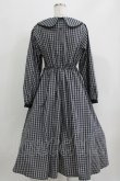 画像3: m petit by misako / NINA'S/リボンチェックワンピース M ブラック H-26-03-16-012-LO-OP-NS-ZH (3)