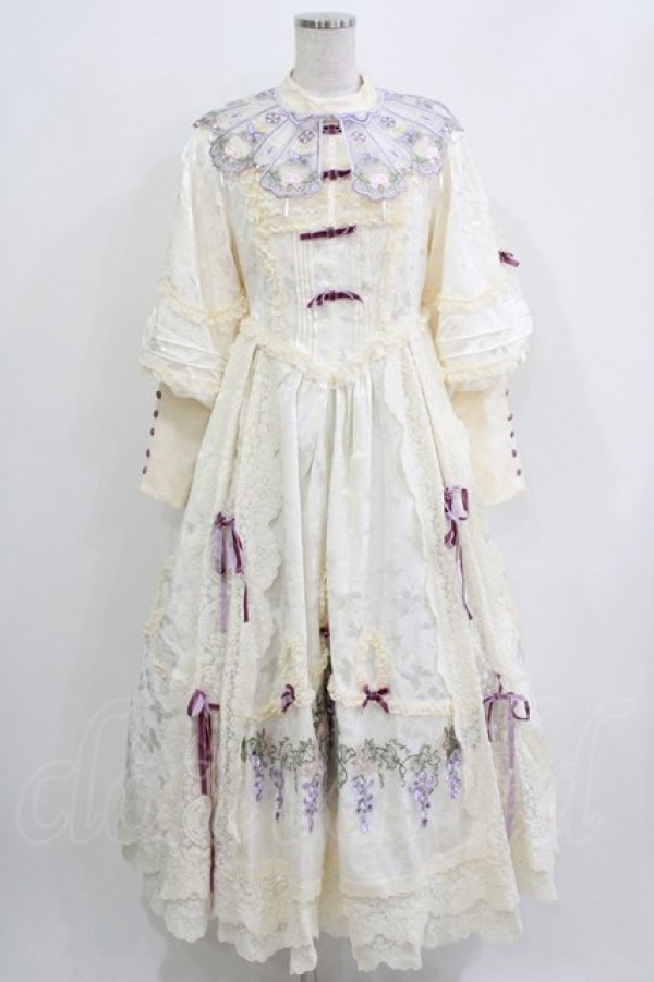 画像1: CAPREOLUS PYGARGUS（海外ロリータブランド） / 千春 ワンピース L 生成り H-26-03-16-013-LO-OP-NS-ZH (1)