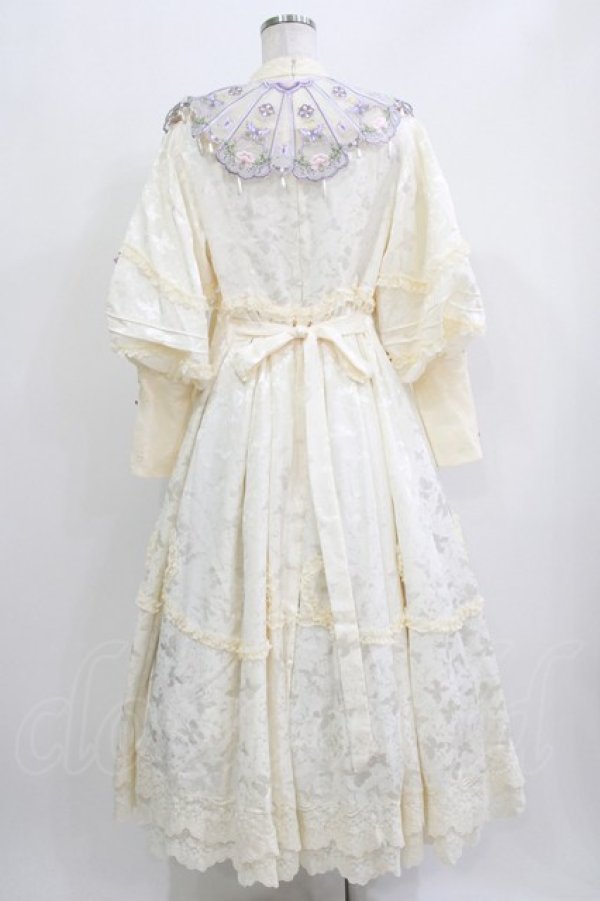 画像3: CAPREOLUS PYGARGUS（海外ロリータブランド） / 千春 ワンピース L 生成り H-26-03-16-013-LO-OP-NS-ZH (3)