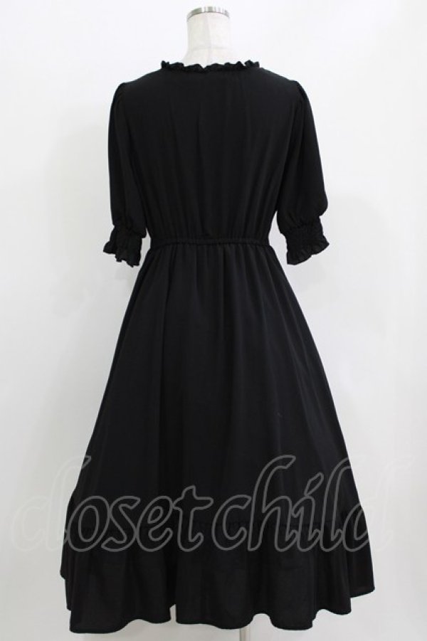 画像3: m petit by misako / AMレースアップワンピース L ブラック H-26-03-16-014-LO-OP-NS-ZH (3)