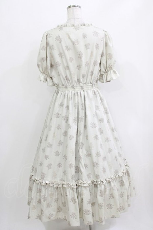 画像3: m petit by misako / AOKハナガラスクエアワンピース L アイボリー H-26-03-16-015-LO-OP-NS-ZH (3)