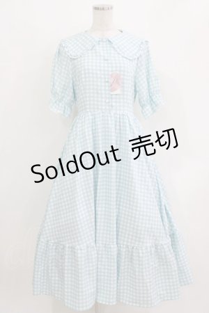 画像: m petit by misako / TT*AMギンガムチェック M サックス H-26-03-16-017-LO-OP-NS-ZH