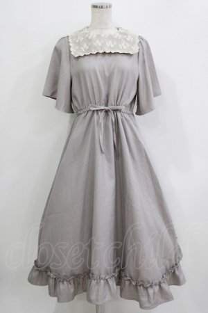 画像: m petit by misako / TT*AOKレースセーラーワンピース S グレー H-26-03-16-018-LO-OP-NS-ZH