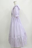 画像2: m petit by misako / TT*AMギンガムチェック M ラベンダー H-26-03-16-019-LO-OP-NS-ZH (2)