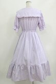 画像3: m petit by misako / TT*AMギンガムチェック M ラベンダー H-26-03-16-019-LO-OP-NS-ZH (3)