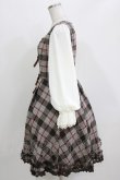 画像2: mille fille closet by LODISPOTTO / Dolly Check リボンワンピース M ブラウン H-26-03-16-023-LO-OP-NS-ZH (2)