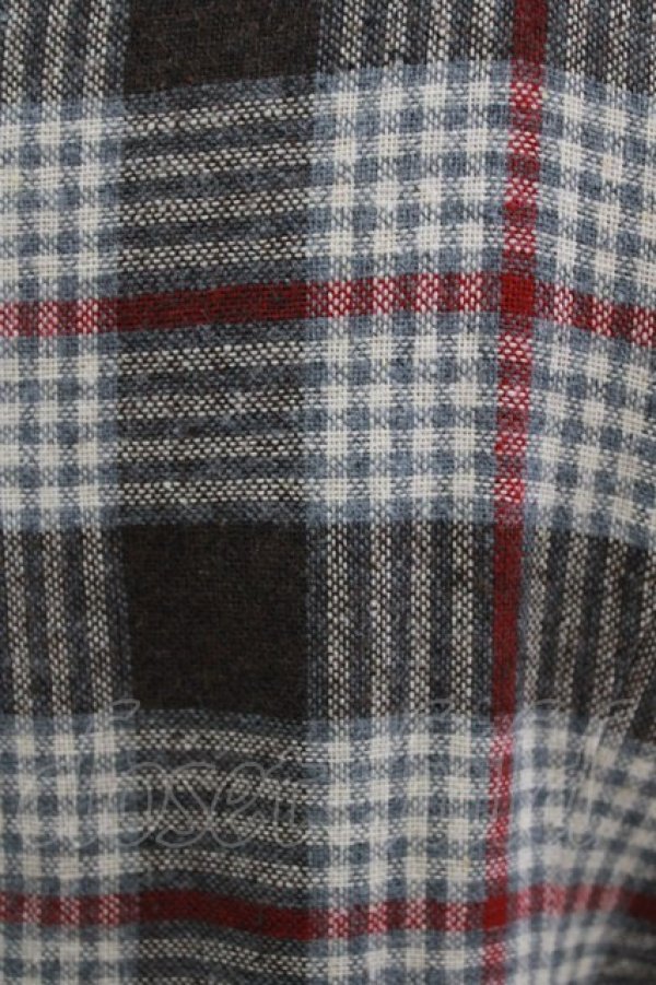 画像4: mille fille closet by LODISPOTTO / Dolly Check リボンワンピース M ブラウン H-26-03-16-023-LO-OP-NS-ZH (4)