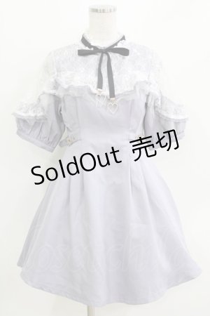 画像: Rojita / ハートチャーム付きレースラッフルワンピース Free ブルー H-26-03-16-024-LO-OP-NS-ZH