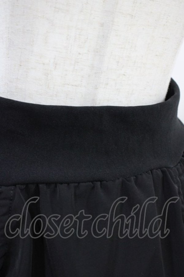 画像4: Na+H / hmドローストリングスカート  黒 H-26-03-17-1024-PU-SK-AK-ZH (4)