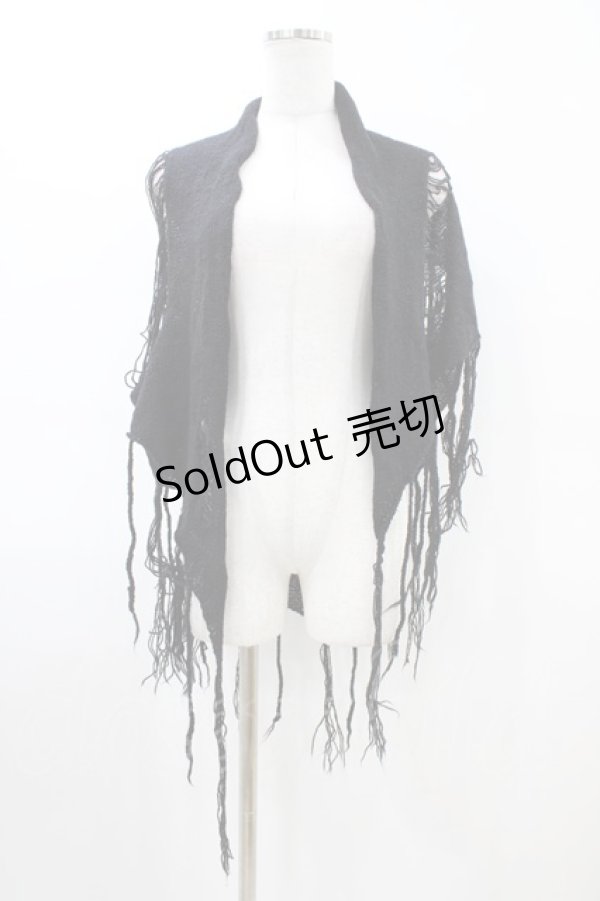 画像1: BPN / ダメージストール  ブラック H-26-03-17-1004-GO-ZA-KB-ZH (1)