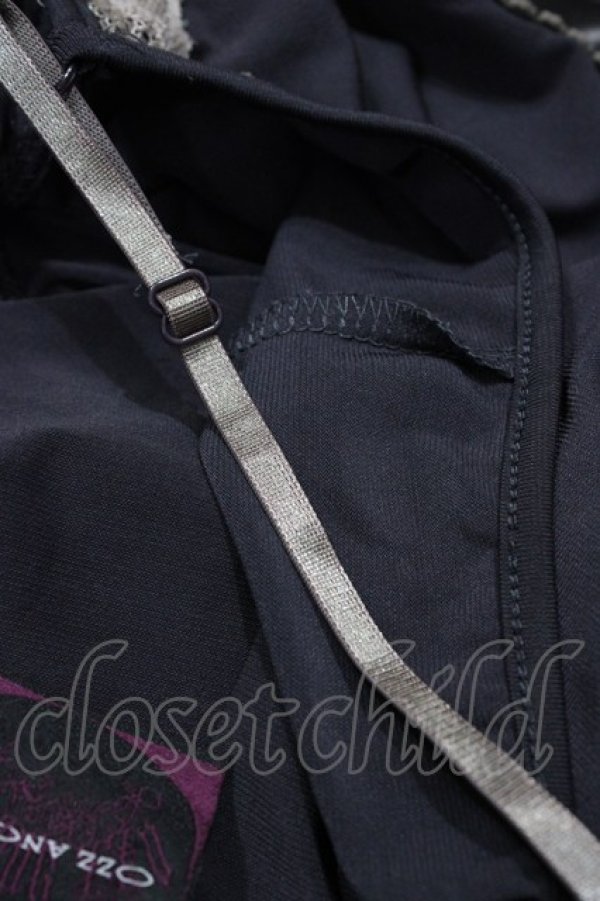 画像3: OZZ ANGELO / レースキャミソール  グレー H-26-03-17-1039-OO-TO-AK-ZH (3)