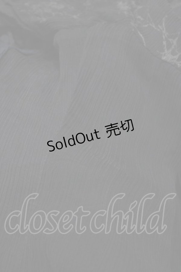 画像5: h.NAOTO / レースアップシースルーカーデ  黒 H-26-03-17-1047-HN-TO-AK-ZH (5)