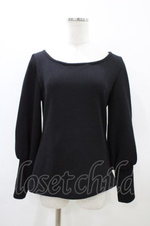 画像: Na+H / er+リバーシブルカットソー  黒 H-26-03-17-1048-PU-TO-AK-ZH