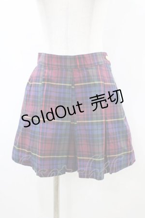 画像: MILK / dormitoryキュロット  ネイビー×カラフル H-26-03-17-1007-ML-PA-AK-ZH