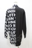 画像2: NieR Clothing / プリント切替シャツ  黒 H-26-03-17-1052-PU-BL-KB-ZH (2)