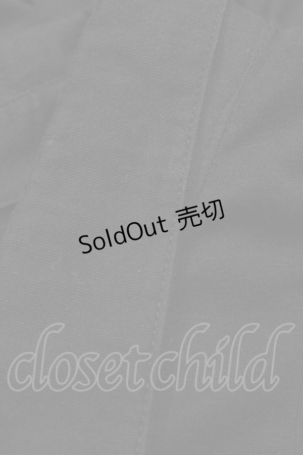 画像4: gouk / 和柄切替アシメロングカーディガン  黒 H-26-03-17-1054-GO-TO-KB-ZH (4)