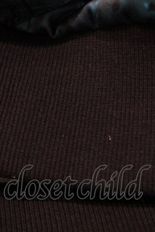 画像3: NieR Clothing / 総柄ZIPパーカー  黒 H-26-03-17-1056-PU-TO-KB-ZH (3)