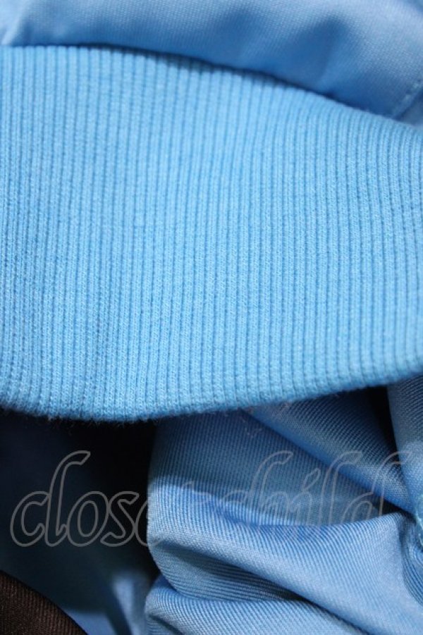 画像3: NieR Clothing / うさ耳付きTWO-TONE ZIPパーカー  黒×青 H-26-03-17-1057-PU-TO-KB-ZH (3)