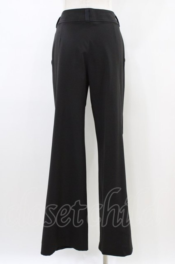 画像2: Moi-meme-Moitie / スリットロゴ釦パンツ 2 ブラック H-26-03-17-1008-MO-PA-KB-ZH (2)