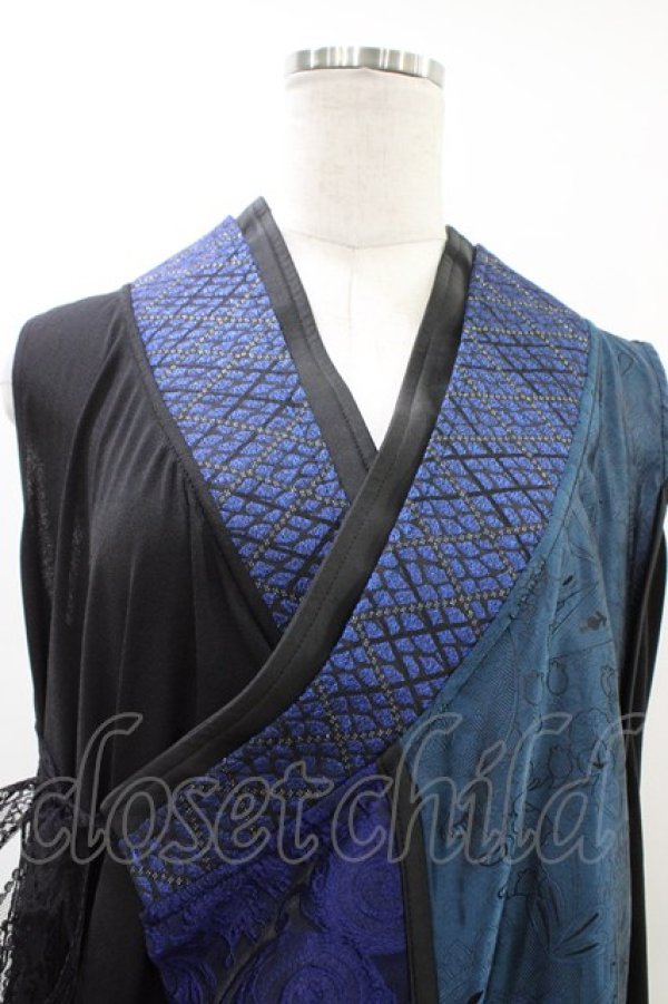 画像4: Qutie Frash / チャイナインナーチュニック  青 H-26-03-17-1010-QU-TO-AK-ZH (4)