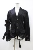 画像1: BPN FOR MEN / ベルトボンテージジャケット  ブラック H-26-03-17-1014-GO-JA-KB-ZH (1)
