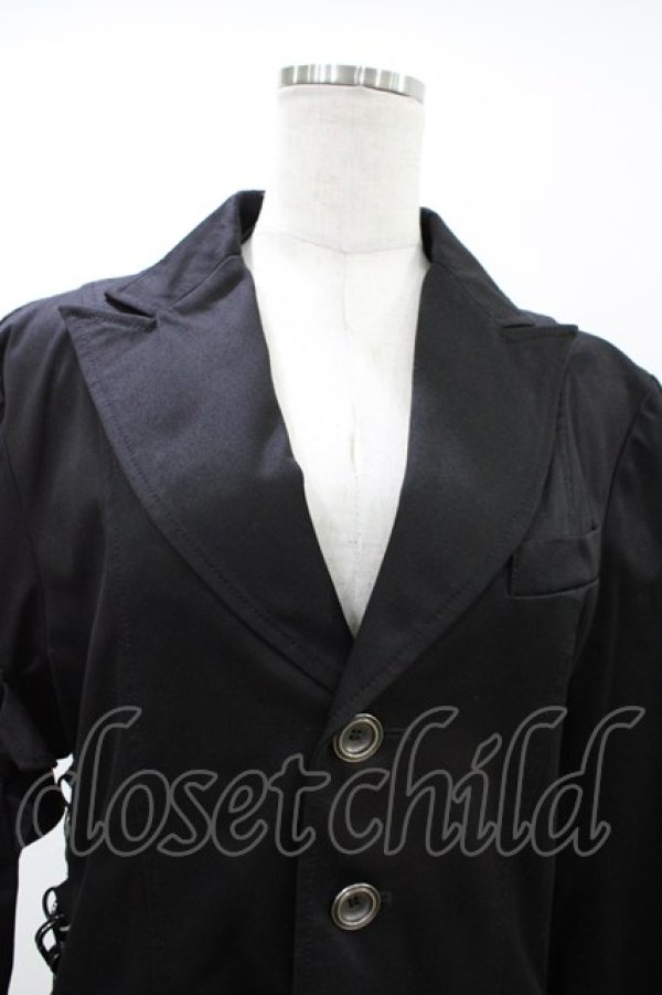 画像4: BPN FOR MEN / ベルトボンテージジャケット  ブラック H-26-03-17-1014-GO-JA-KB-ZH (4)