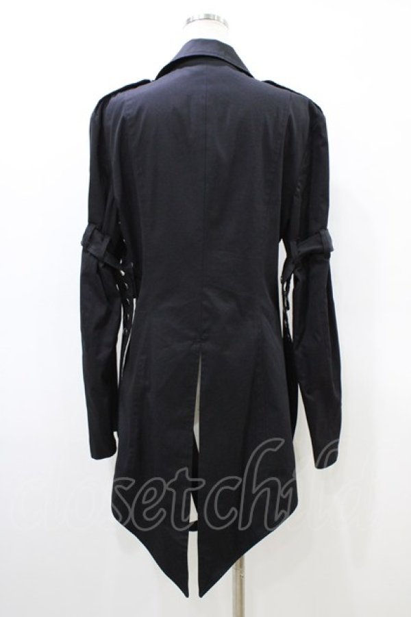 画像2: BPN FOR MEN / ベルトボンテージジャケット  ブラック H-26-03-17-1015-GO-JA-KB-ZH (2)