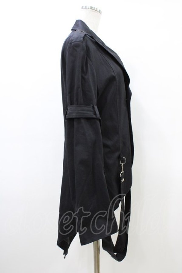 画像3: BPN FOR MEN / ベルトボンテージジャケット  ブラック H-26-03-17-1015-GO-JA-KB-ZH (3)