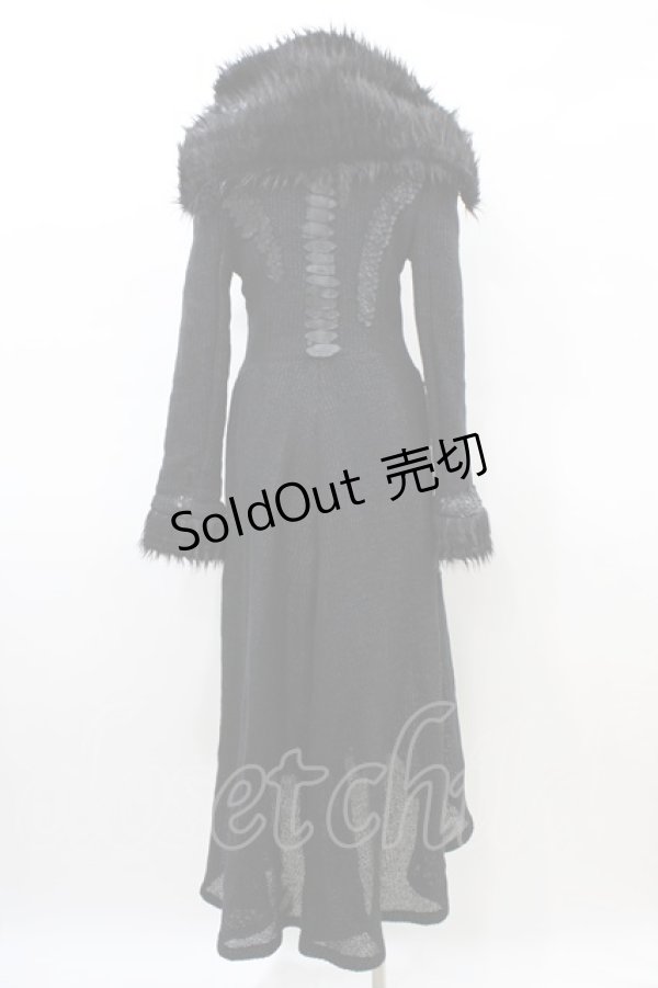 画像2: h.NAOTO / ドラゴンレザーロングコート  ブラック H-26-03-17-1016-HN-CO-KB-ZH (2)