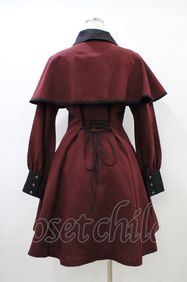 画像2: MIHO MATSUDA / ワンピース・バドナ  ボルドー H-26-03-17-1018-GO-OP-KB-ZH (2)