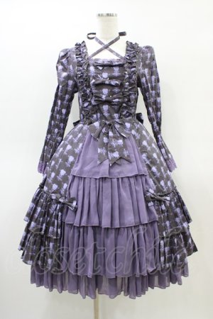 画像: ATELIER PIERROT / Rosy Bouquet Dress size1 パープル H-26-03-17-1020-EL-OP-NS-ZH