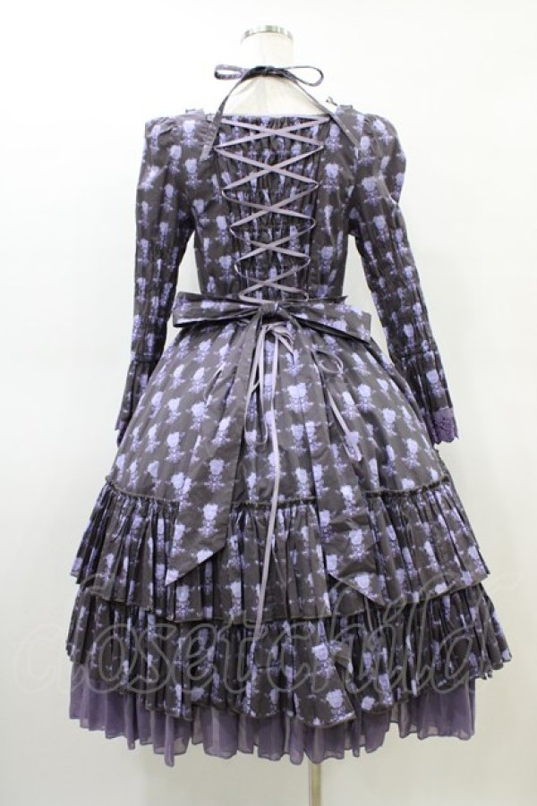 画像2: ATELIER PIERROT / Rosy Bouquet Dress size1 パープル H-26-03-17-1020-EL-OP-NS-ZH (2)