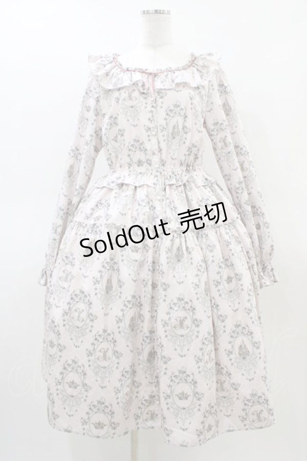 画像1: Melody BasKet / Rose Princessブラウスワンピース L ピンク H-26-03-17-1021-LO-OP-KB-ZH (1)