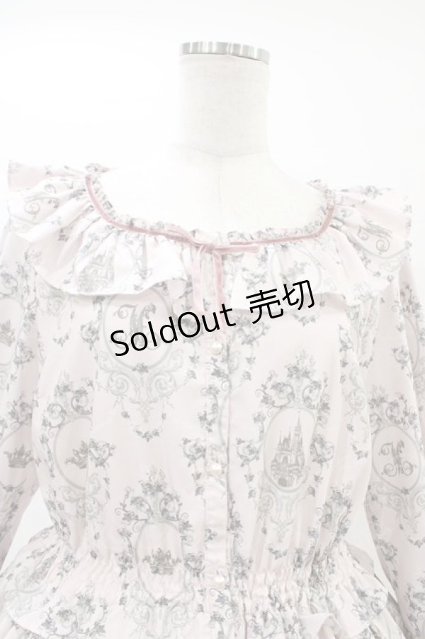 画像4: Melody BasKet / Rose Princessブラウスワンピース L ピンク H-26-03-17-1021-LO-OP-KB-ZH (4)