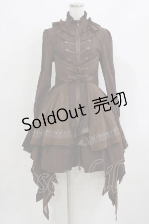 画像: OZZ ANGELO / Rose Perfumeワンピース  ブラウン H-26-03-18-001-OO-OP-KB-ZH